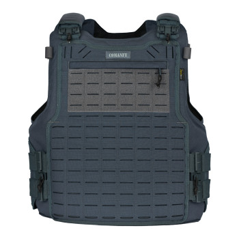 CAPA DE COLETE COMANFY® SPARTA LASER CUT - CINZA BANDEIRANTE PMESP