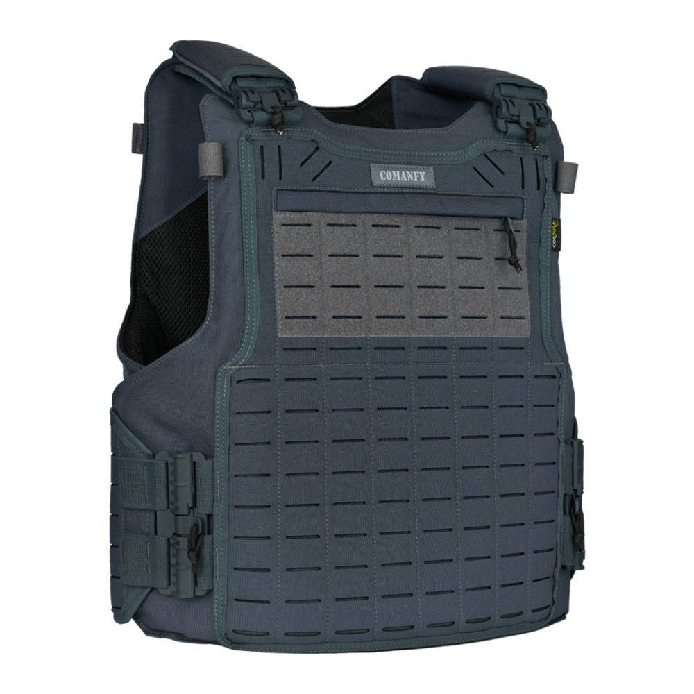 CAPA DE COLETE COMANFY® SPARTA LASER CUT - CINZA BANDEIRANTE PMESP CAPA DE COLETE COMANFY® SPARTA LASER CUT - CINZA BANDEIRANTE PMESP