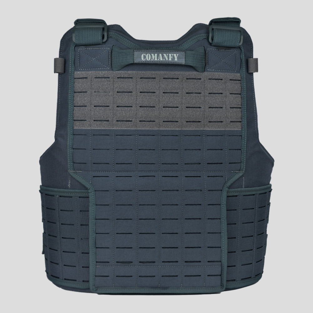 CAPA DE COLETE COMANFY® SPARTA LASER CUT - CINZA BANDEIRANTE PMESP CAPA DE COLETE COMANFY® SPARTA LASER CUT - CINZA BANDEIRANTE PMESP