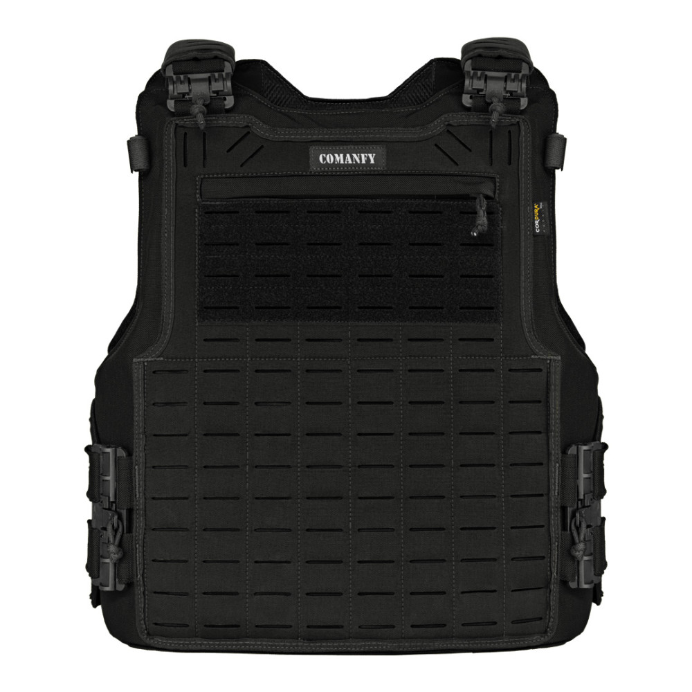 CAPA DE COLETE COMANFY® SPARTA LASER CUT - PRETO CAPA DE COLETE COMANFY® SPARTA LASER CUT - PRETO