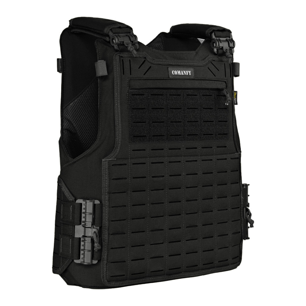 CAPA DE COLETE COMANFY® SPARTA LASER CUT - PRETO CAPA DE COLETE COMANFY® SPARTA LASER CUT - PRETO