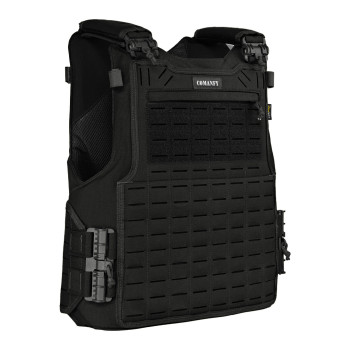 CAPA DE COLETE COMANFY® SPARTA LASER CUT - PRETO CAPA DE COLETE COMANFY® SPARTA LASER CUT - PRETO