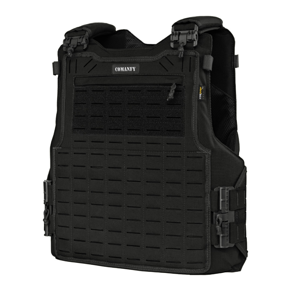CAPA DE COLETE COMANFY® SPARTA LASER CUT - PRETO CAPA DE COLETE COMANFY® SPARTA LASER CUT - PRETO