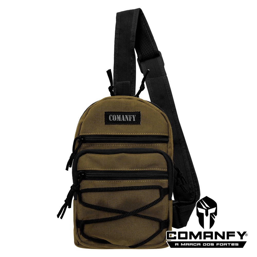 BOLSA COMANFY TRANSVERSAL SAQUE RÁPIDO EM CORDURA® 1000D - COYOTE