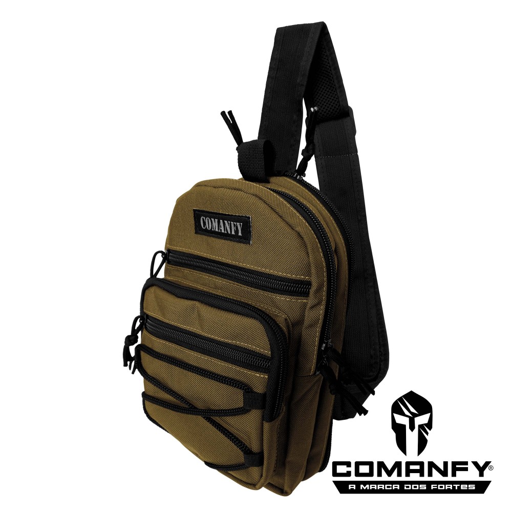 BOLSA COMANFY TRANSVERSAL SAQUE RÁPIDO EM CORDURA® 1000D - COYOTE