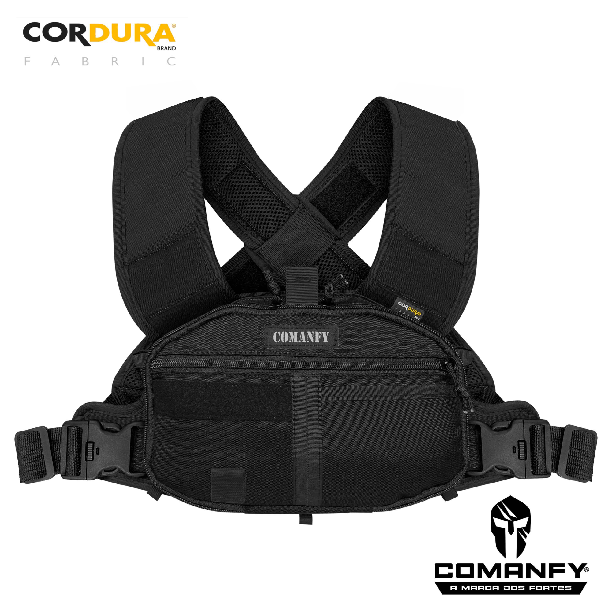 BOLSA DE PEITO COMANFY® BLACK SAQUE RÁPIDO - PRETO