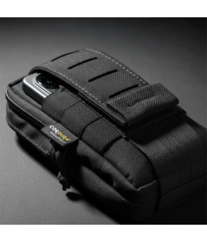 BOLSO COM PORTA CELULAR MULTI MISSÃO LASER CUT - PRETO