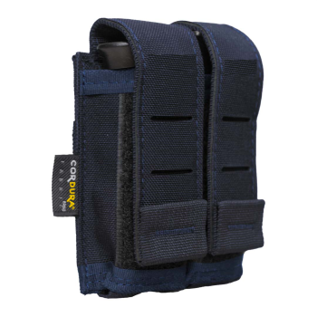 PORTA CARREGADOR DE PISTOLA DUPLO LASER CUT- DARK NAVY PORTA CARREGADOR DE PISTOLA DUPLO LASER CUT- DARK NAVY