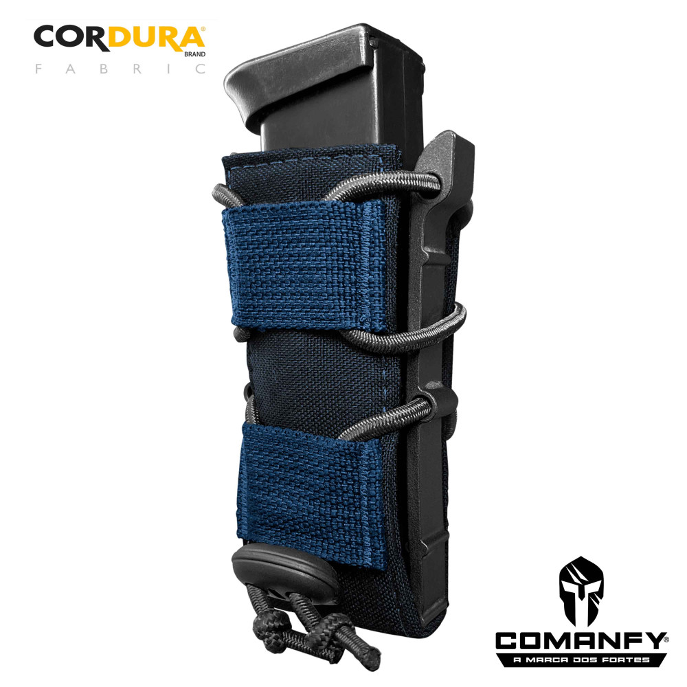 PORTA CARREGADOR FAST PISTOL EM CORDURA® 1000D - DARK NAVY
