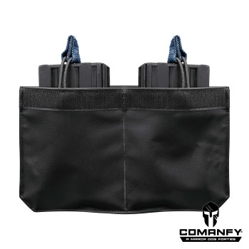 PORTA CARREGADOR FZ 7.62 DUPLO CANGURU - FITA DETALHE DARK NAVY