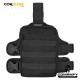 BORNAL DE PERNA COMANFY TR01 EM CORDURA® 1000D - PRETO