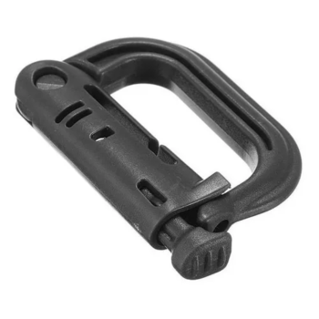 MOSQUETÃO EM POLÍMERO - PRETO MOSQUETÃO EM POLÍMERO - PRETO